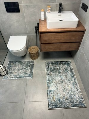 Набор ковров для ванной комнаты и туалета Model 26 "60х90 и 60х40" model 26 фото