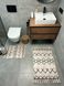 Набір килимів для ванної кімнати та туалету Model 28 "60х90 та 60х40" model 28 фото 1