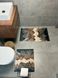 Набір килимів для ванної кімнати та туалету Model 32 "60х90 та 60х40" model 32 фото 3
