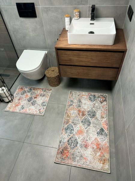 Набор ковров для ванной комнаты и туалета Model 36 "60х90 и 60х40" model 36 фото