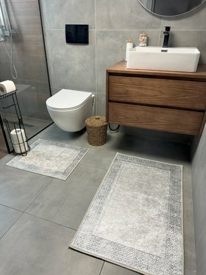 Набір килимів для ванної кімнати та туалету Model 38 "60х90 та 60х40" model 38 фото