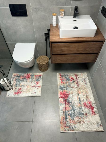 Набор ковров для ванной комнаты и туалета Model 39 "60х90 и 60х40" model 39 фото