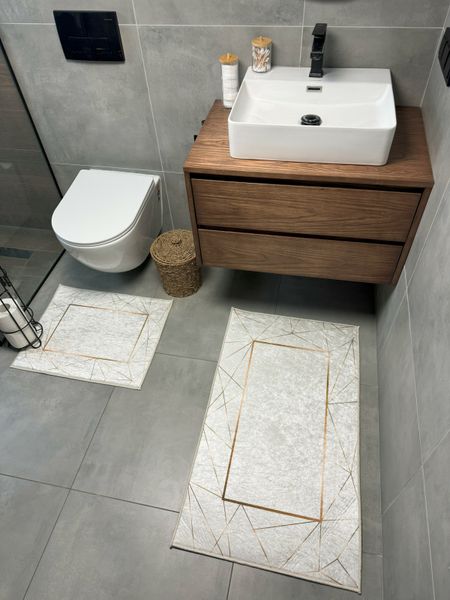 Набор ковров для ванной комнаты и туалета Model 40 "60х90 и 60х40" model 40 фото