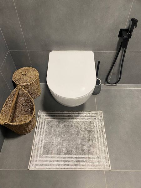 Набір килимів для ванної кімнати та туалету Model 3 "60х90 та 60х40" model 3 фото