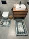 Набір килимів для ванної кімнати та туалету Model 7 "60х90 та 60х40" model 7 фото 1